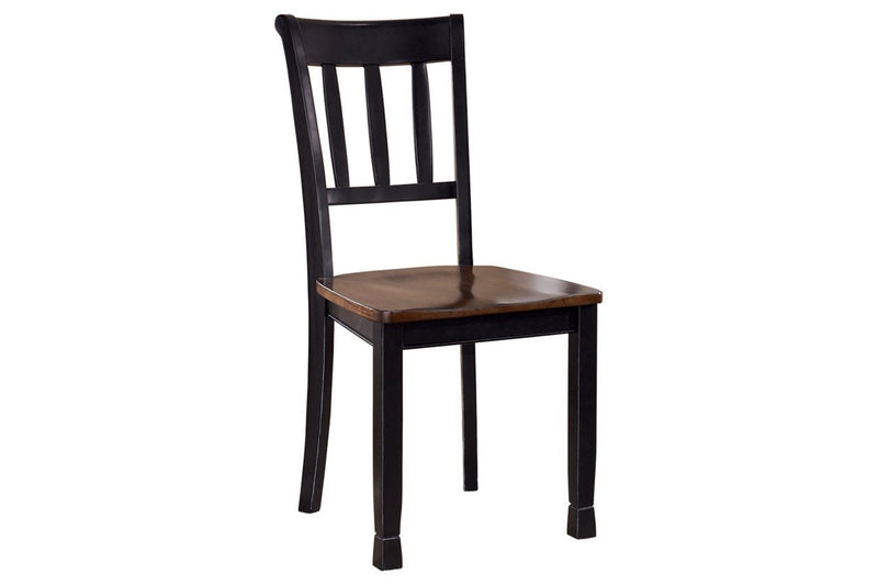 Owingsville Black/Brown Dining Chair (Set of 2) - Gate FurnitureDining Chair