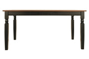 Owingsville Black/Brown Dining Table - Gate FurnitureDining Table
