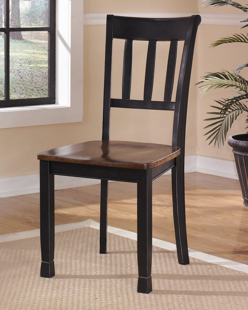 Owingsville Black/Brown Rectangular Dining Set - Gate FurnitureDining Room Set
