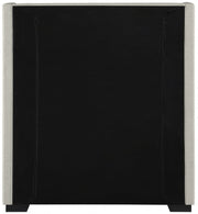 Oxford Linen Textured Twin Bed (3 Boxes) Beige - Gate FurnitureTwin Bed