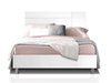 Panarea White Bed Queen - Gate Furniture