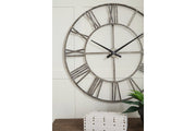 Paquita Antique Silver Wall Clock - Gate FurnitureOther Products