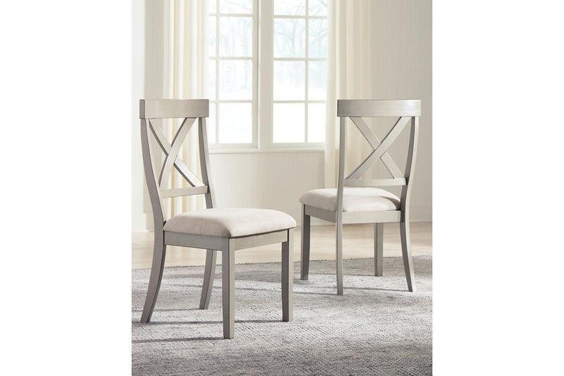 Parellen Gray Dining Chair (Set of 2) - Gate FurnitureDining Chair