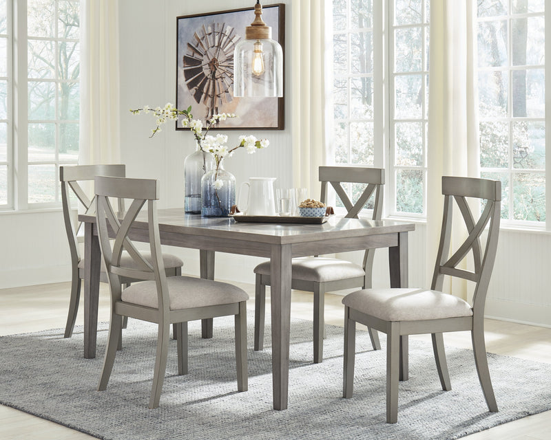 Parellen Gray Dining Room Set - Gate FurnitureDining Room Set