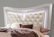Paris Champagne King Bed Group With Led - Gate FurnitureKing Bed
