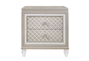Paris Champagne Nightstand - Gate FurnitureNightstand