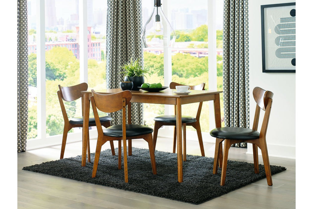 Parrenfield Brown Dining Table and Chairs (Set of 5) - D359-225 - Gate Furniture