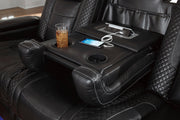 Party Time Power Reclining Loveseat with Console - Gate FurniturePower Reclining Loveseat