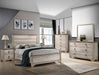 Patterson Driftwood Gray Panel Full Bed - Gate Furniture
