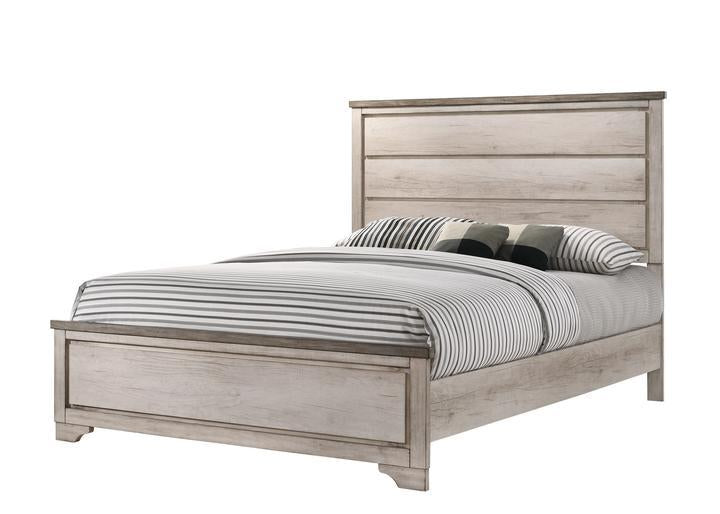 Patterson Driftwood Gray Queen Panel Bed - Gate Furniture