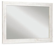 Paxberry Whitewash Bedroom Mirror - Gate FurnitureMirror