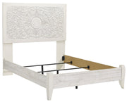 Paxberry Whitewash Full Panel Bed - Gate FurnitureFull Bed