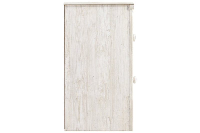 Paxberry Whitewash Nightstand - Gate FurnitureNightstand