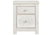 Paxberry Whitewash Nightstand - Gate FurnitureNightstand