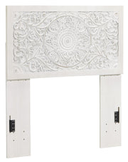 Paxberry Whitewash Twin Panel Bed - Gate FurnitureTwin Bed