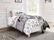 Paxberry Whitewash Twin Panel Bed - Gate FurnitureTwin Bed