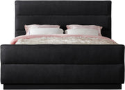 Paxton Chenille Fabric Full Bed (3 Boxes) Black - PaxtonBlack-F