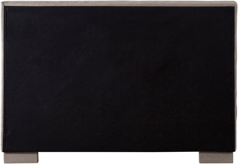 Paxton Chenille Fabric King Bed (3 Boxes) Beige - Gate FurnitureKing Bed