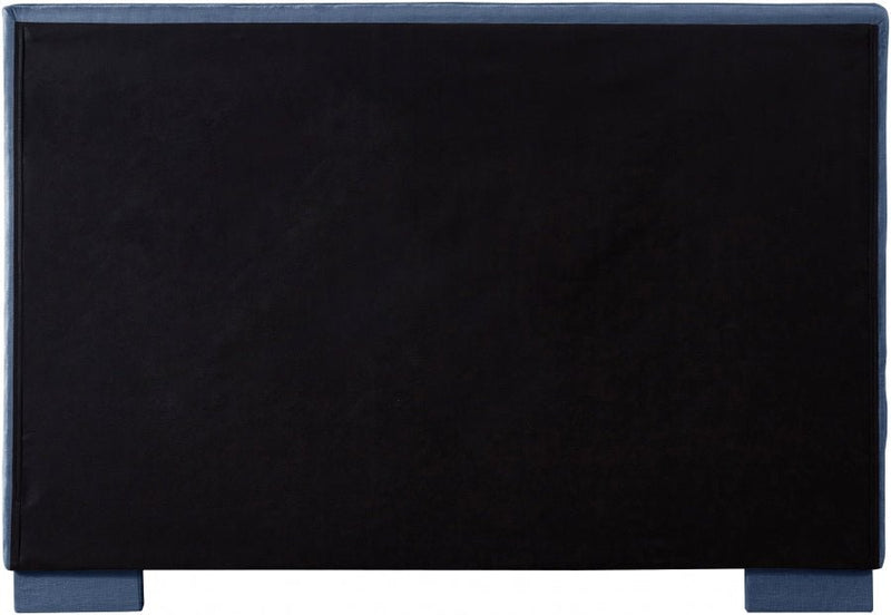 Paxton Chenille Fabric King Bed (3 Boxes) Light Blue - Gate FurnitureKing Bed