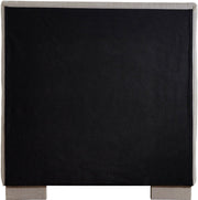 Paxton Chenille Fabric Twin Bed (3 Boxes) Beige - Gate FurnitureTwin Bed