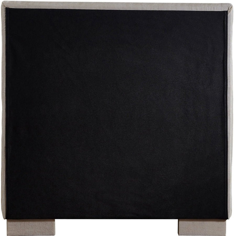 Paxton Chenille Fabric Twin Bed (3 Boxes) Beige - Gate FurnitureTwin Bed