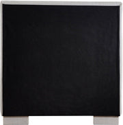 Paxton Chenille Fabric Twin Bed (3 Boxes) Cream - Gate FurnitureTwin Bed