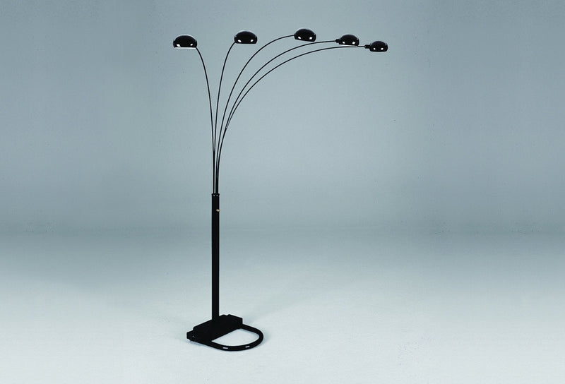 Peacock Arc Black 82" Floor Lamp - Gate FurnitureFloor Lamps