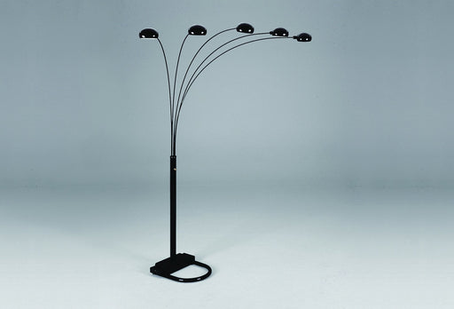 Peacock Arc Black 82" Floor Lamp - Gate FurnitureFloor Lamps