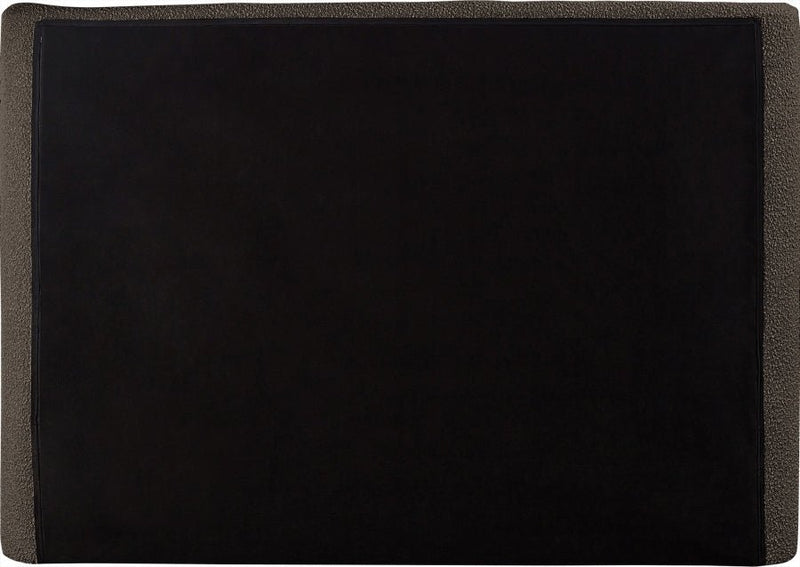 Penny Boucle Fabric King Bed Brown - Gate FurnitureKing Bed