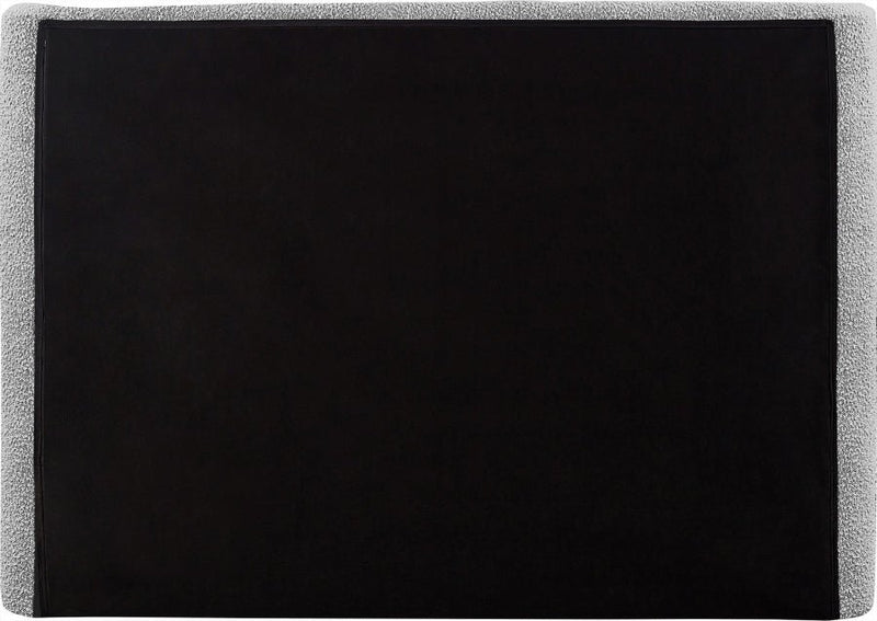 Penny Boucle Fabric King Bed Grey - Gate FurnitureKing Bed