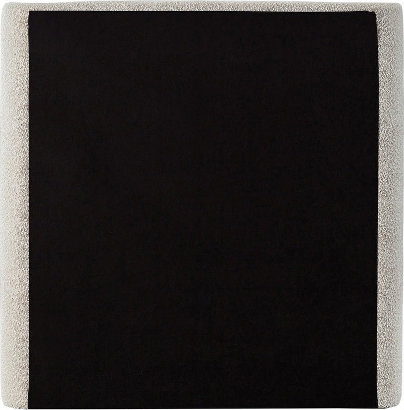 Penny Boucle Fabric Twin Bed Cream - Gate FurnitureTwin Bed