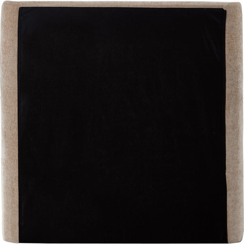 Penny Chenille Fabric Twin Bed Beige - Gate FurnitureTwin Bed