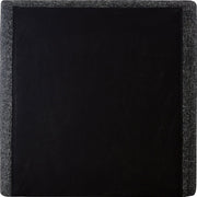 Penny Linen Textured Fabric Twin Bed Black - Gate FurnitureTwin Bed