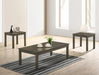 Pierce Gray 3-Piece Coffee Table Set (1xCoffee 2xEnd) - 4711SET-GY - Gate Furniture
