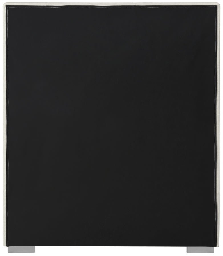 Pierce Linen Textured Twin Bed Beige - Gate FurnitureTwin Bed