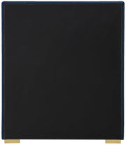 Pierce Linen Textured Twin Bed Blue - Gate FurnitureTwin Bed