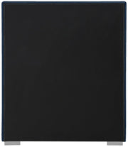 Pierce Linen Textured Twin Bed Blue - Gate FurnitureTwin Bed