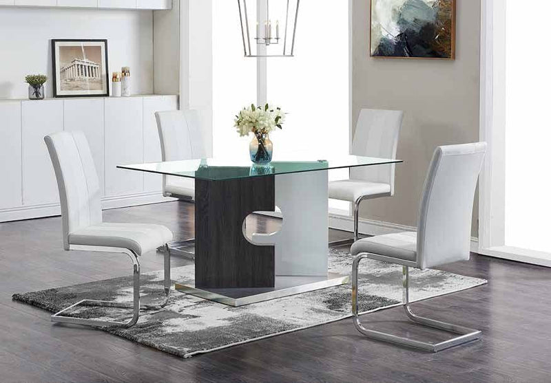 Pinellas White Dining Room Set - Gate FurnitureDining Room Set