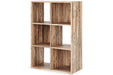 Piperton Natural Six Cube Organizer - EA1221-3X2 - Gate Furniture