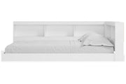 Piperton White Full Bookcase Storage Bed - Gate FurnitureFull Bed