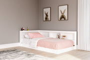 Piperton White Twin Bookcase Storage Bed - Gate FurnitureTwin Bed