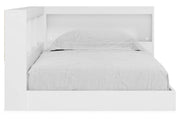 Piperton White Twin Bookcase Storage Bed - Gate FurnitureTwin Bed