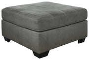 Pitkin Oversized Accent Ottoman - Gate FurnitureOttoman