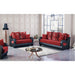 Pittsburgh 86 in. Convertible Sleeper Sofa in Red with Storage - SB-PITTSBURGH-RED - Gate Furniture