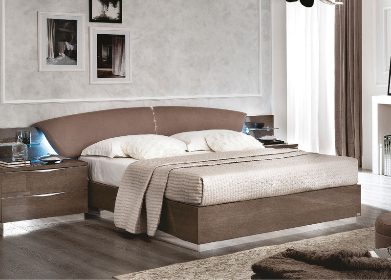 Platinum Drop Bed Silver Birch Queen - Gate FurnitureQueen Bed
