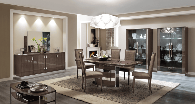 Platinum Slim Dining Set - Gate FurnitureDining Room Set