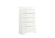 Pompei Metallic White Chest - Gate FurnitureChest