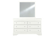Pompei Metallic White Dresser - Gate FurnitureDresser