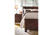 Porter Rustic Brown King Sleigh Bed - Gate FurnitureKing Bed