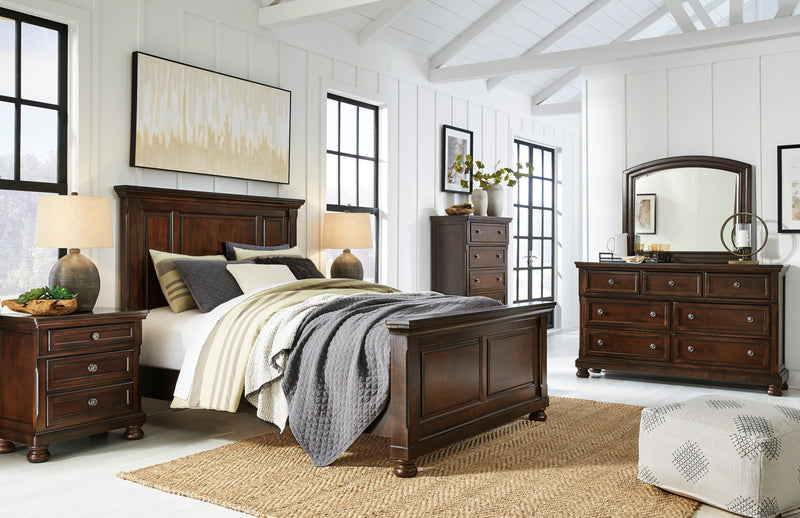 Porter Rustic Brown Panel Bedroom Set - Gate FurnitureBedroom Set